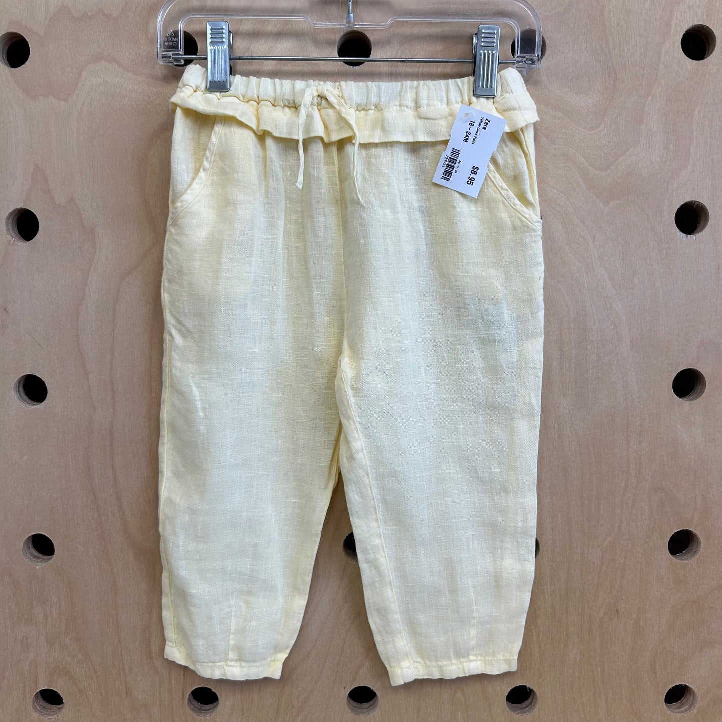 Yellow Linen Pants