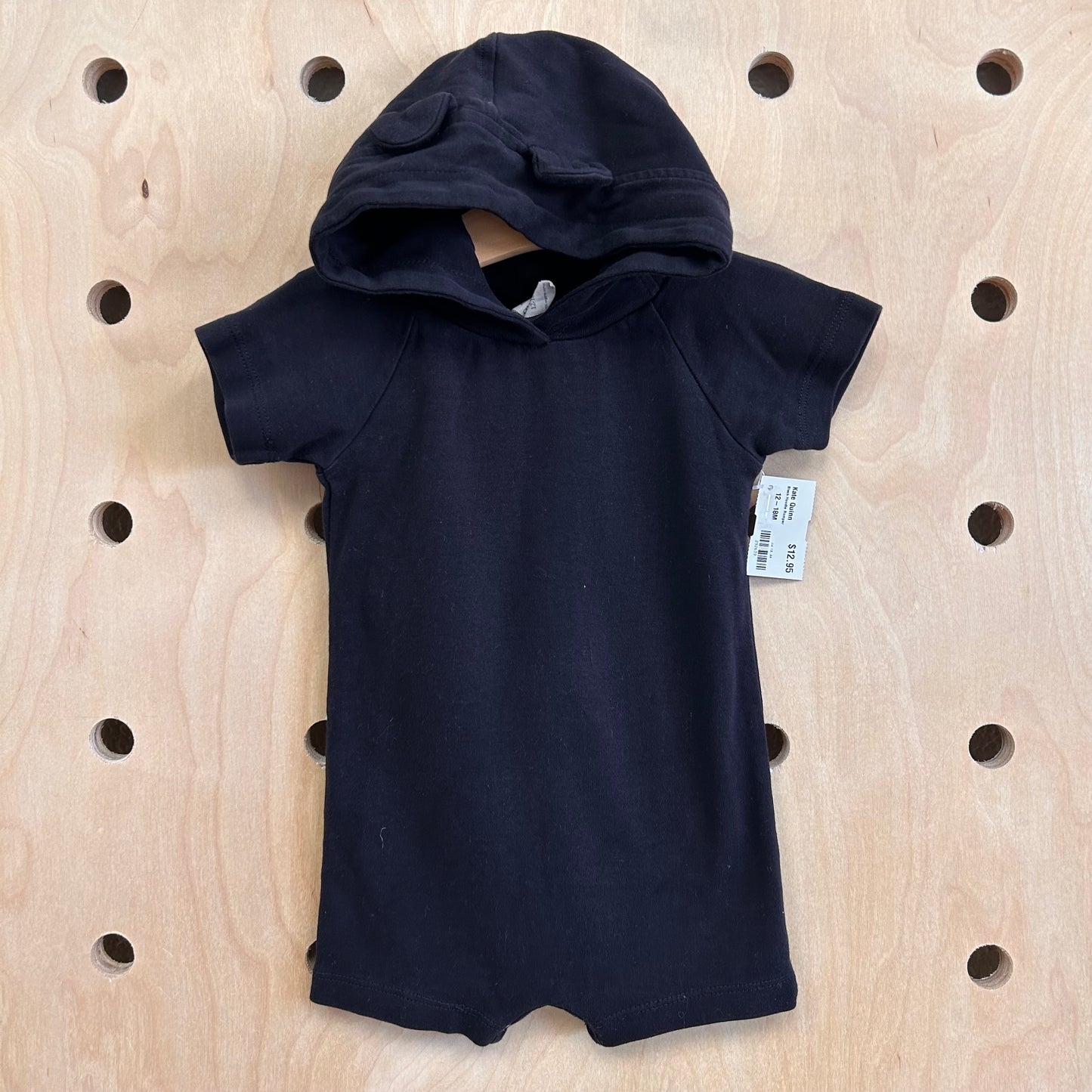 Black Hoodie Romper