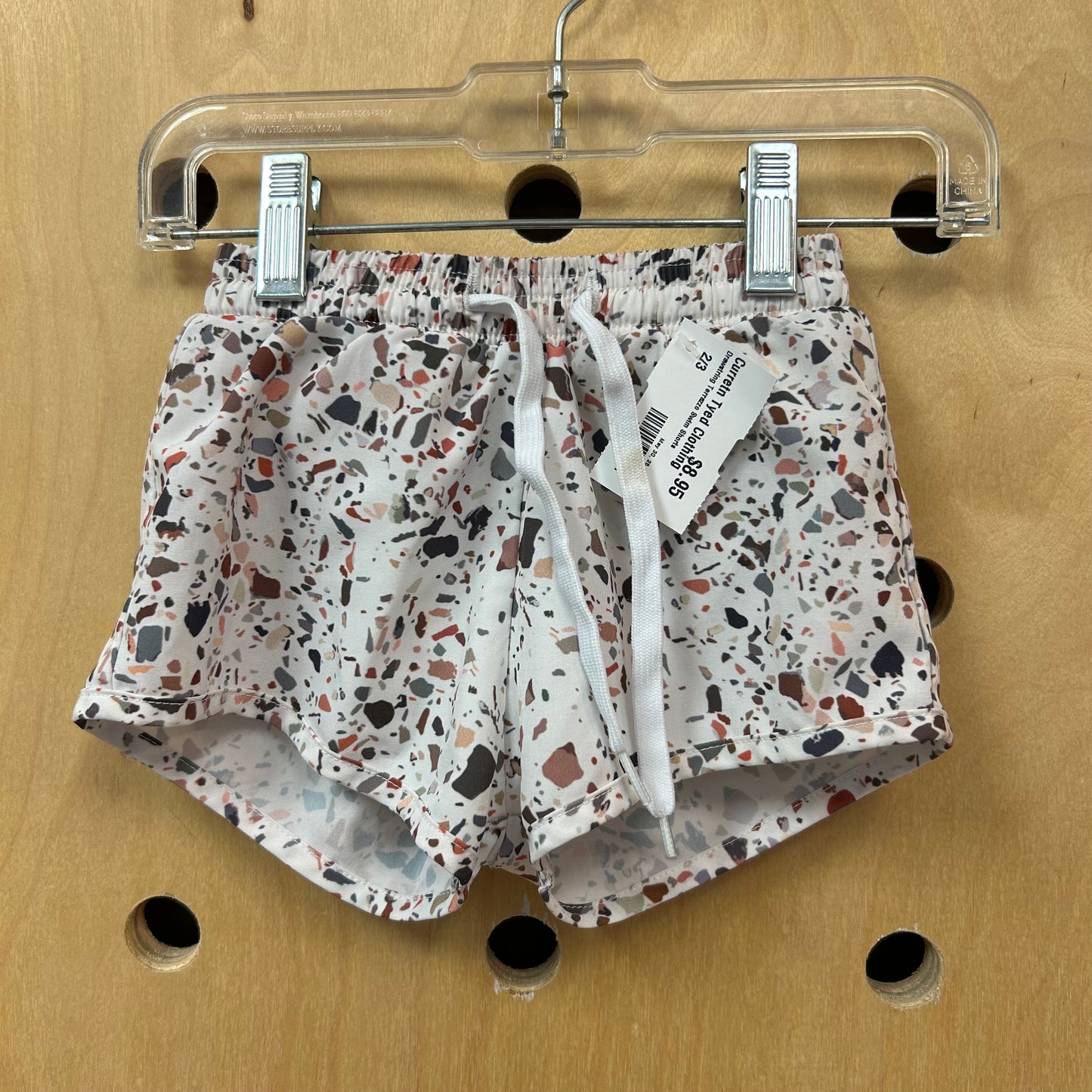 Drawstring Terrazzo Swim Shorts
