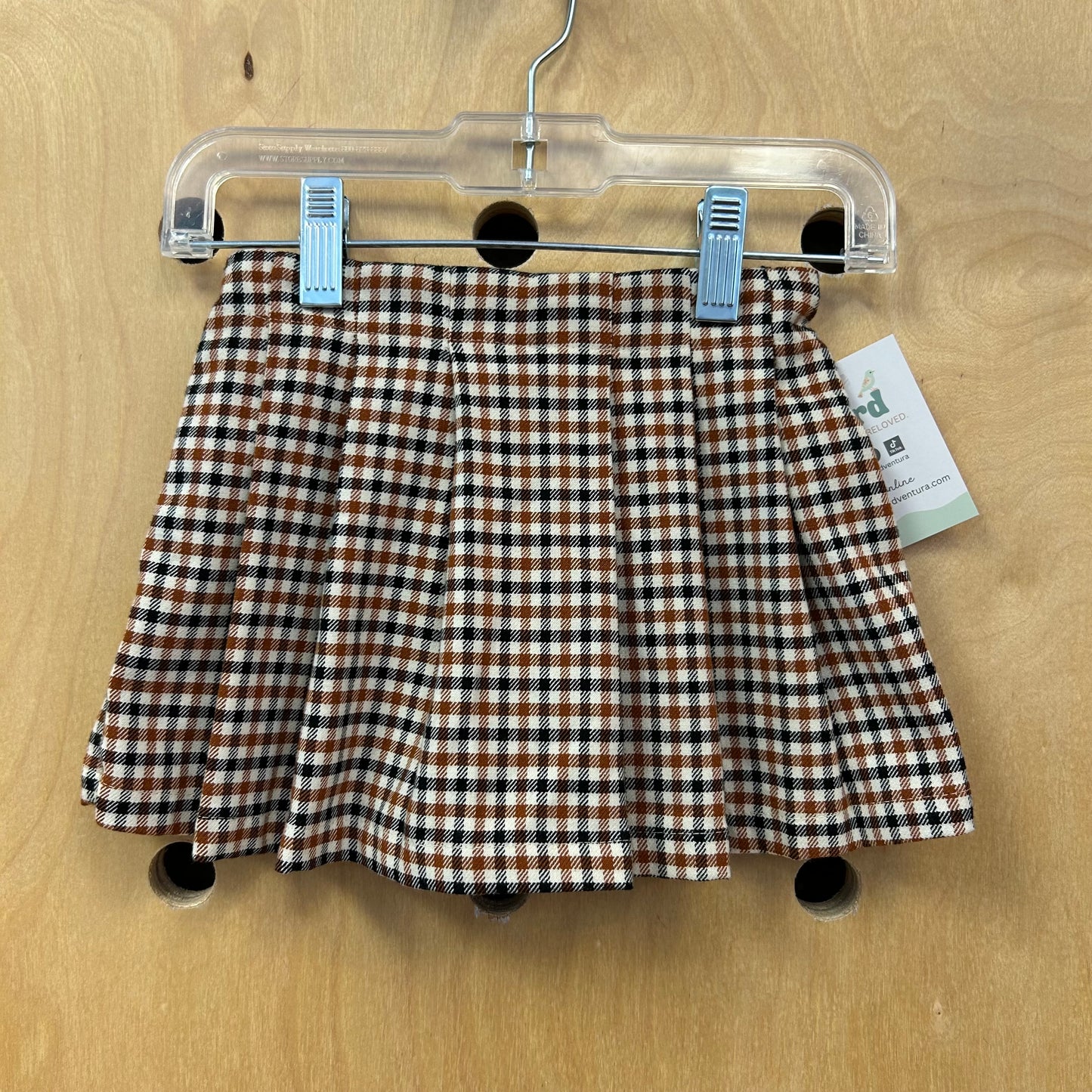 Plaid Pleated Shorts/Skirt