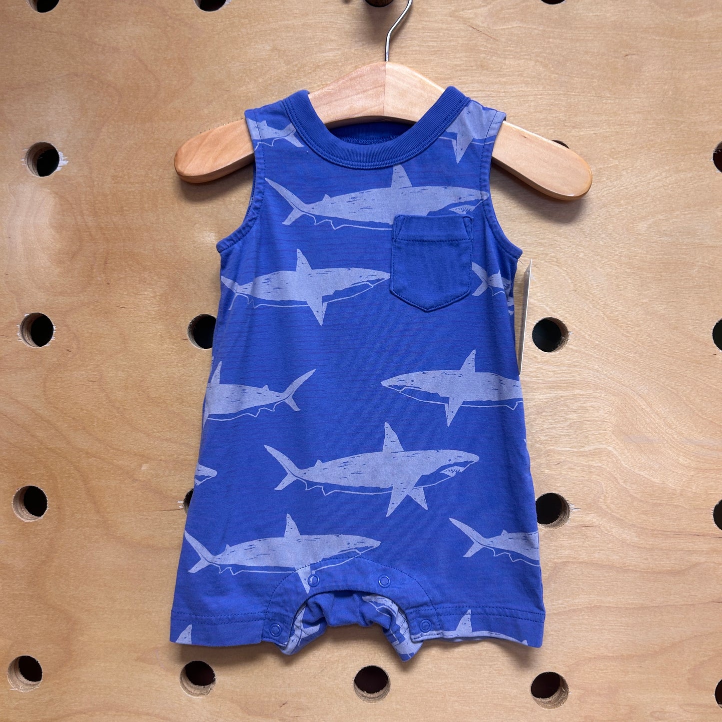 Blue Sharks Romper