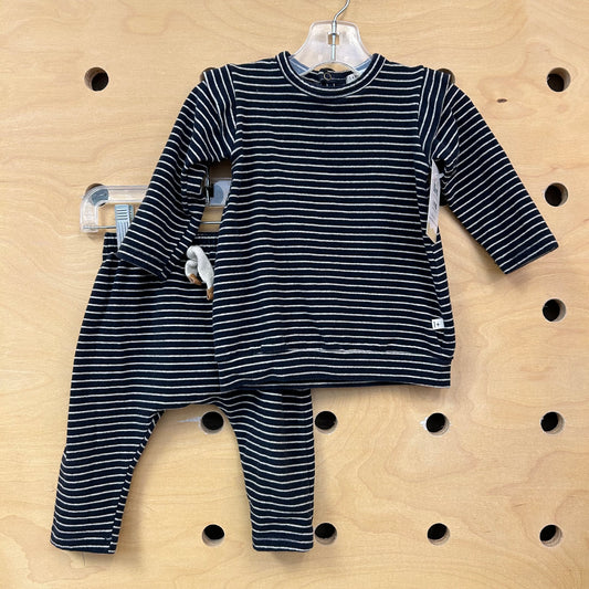 Blue/White Striped Outfit