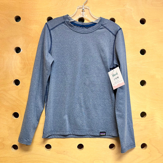 Heathered Blue Capilene LS