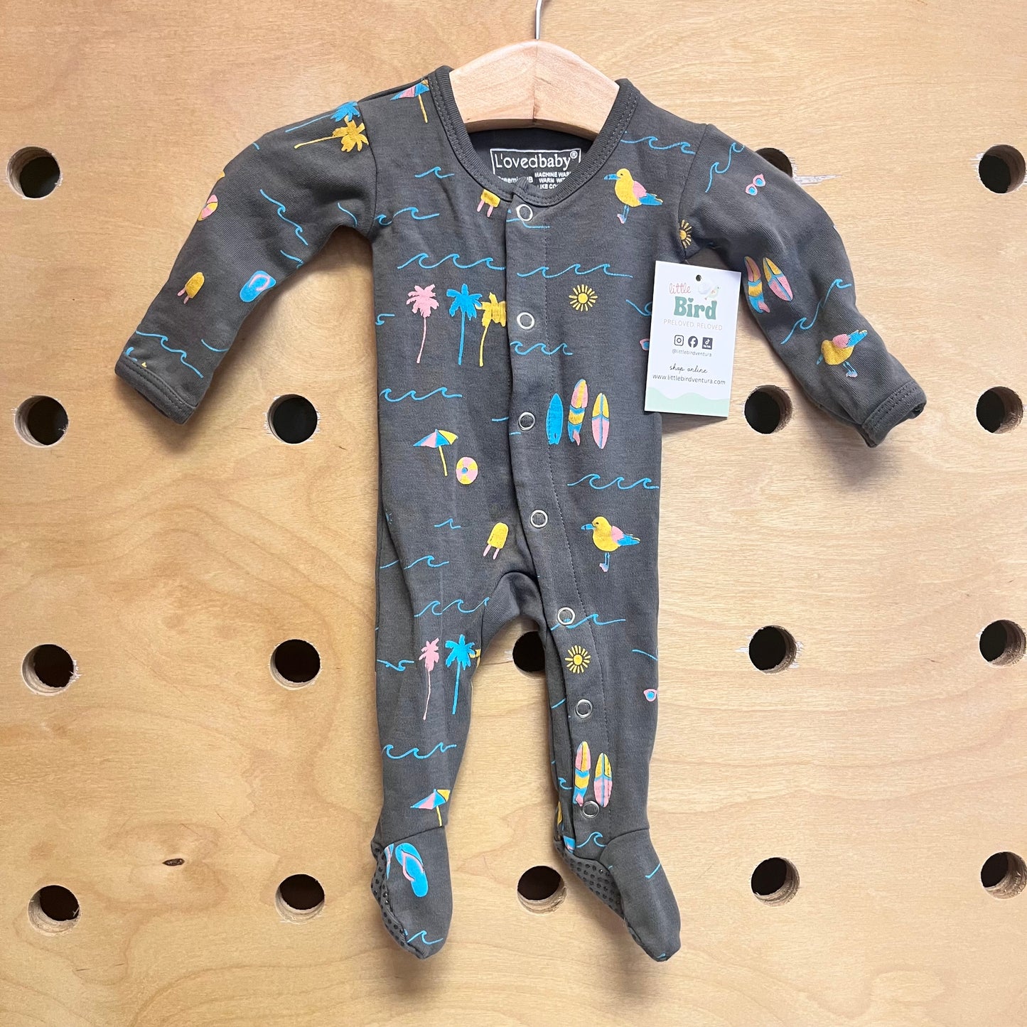 Organic Grey Beach Theme Footies