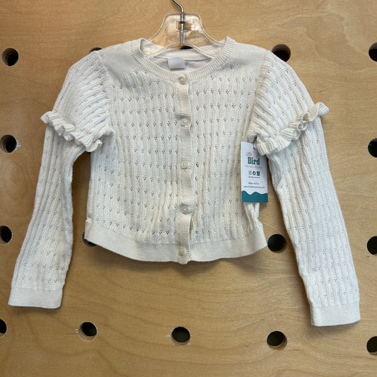 Ivory Eyelet Cardigan