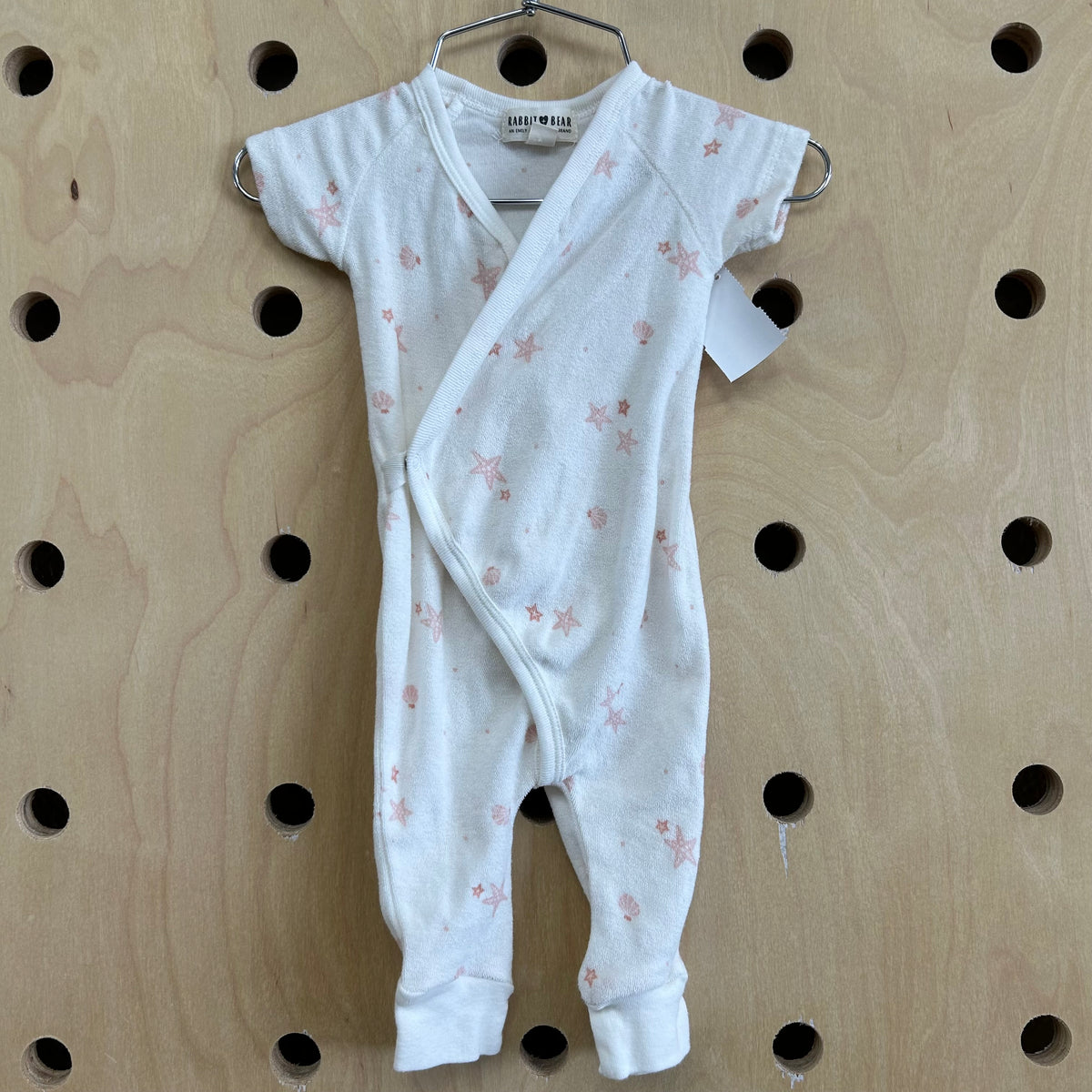 White Terry Sea Stars Romper