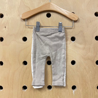 2pk Pointelle Bunny + Beige Leggings