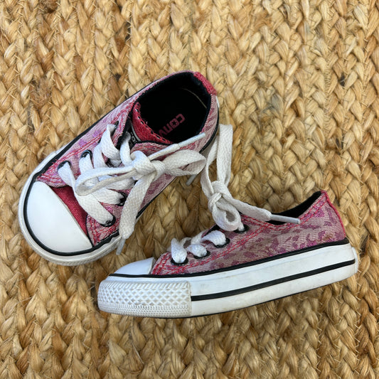 Pink Shimmer Low Tops