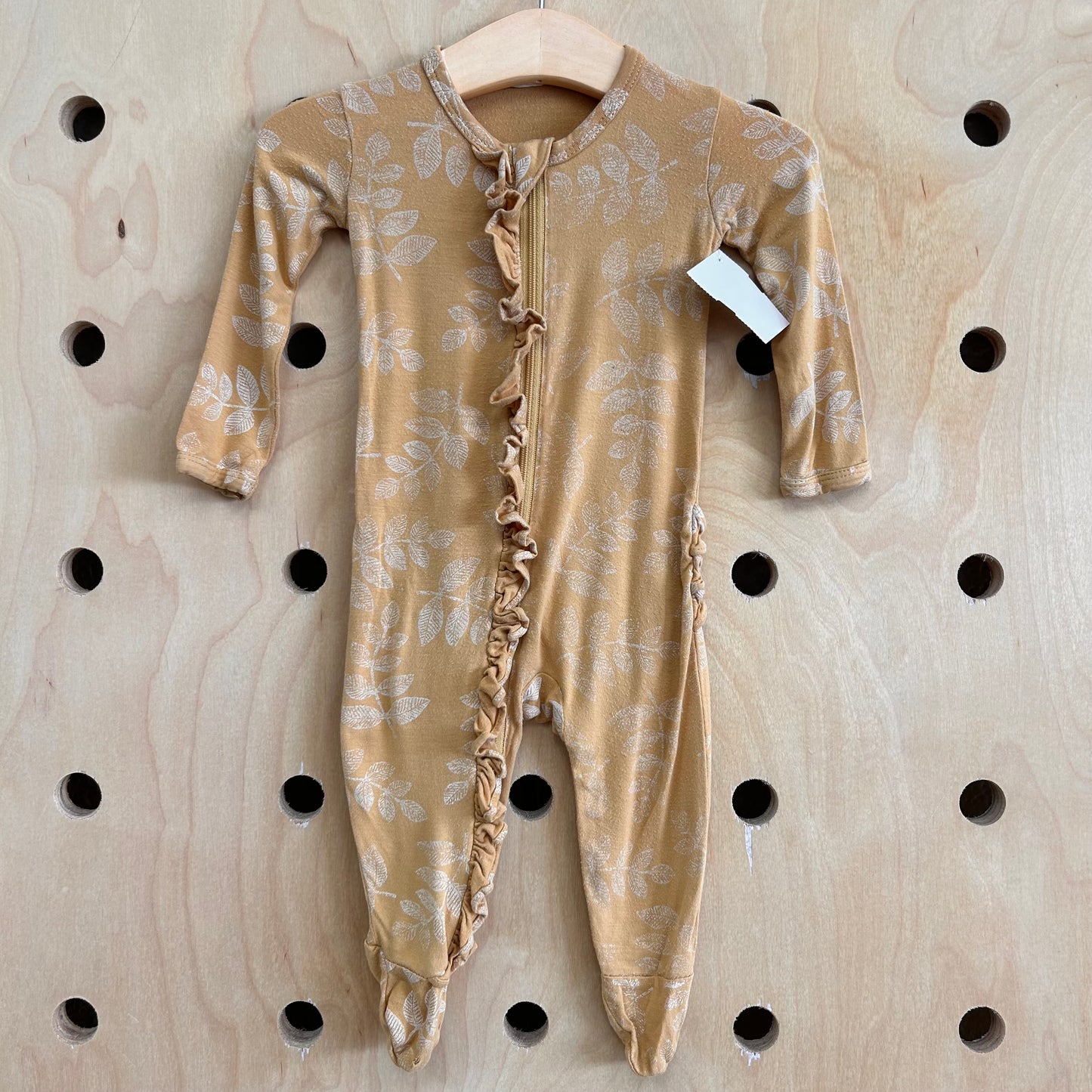 Mustard Fern Ruffle Zippy
