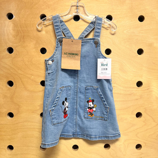 Mickey & Minnie Denim Jumper NEW!