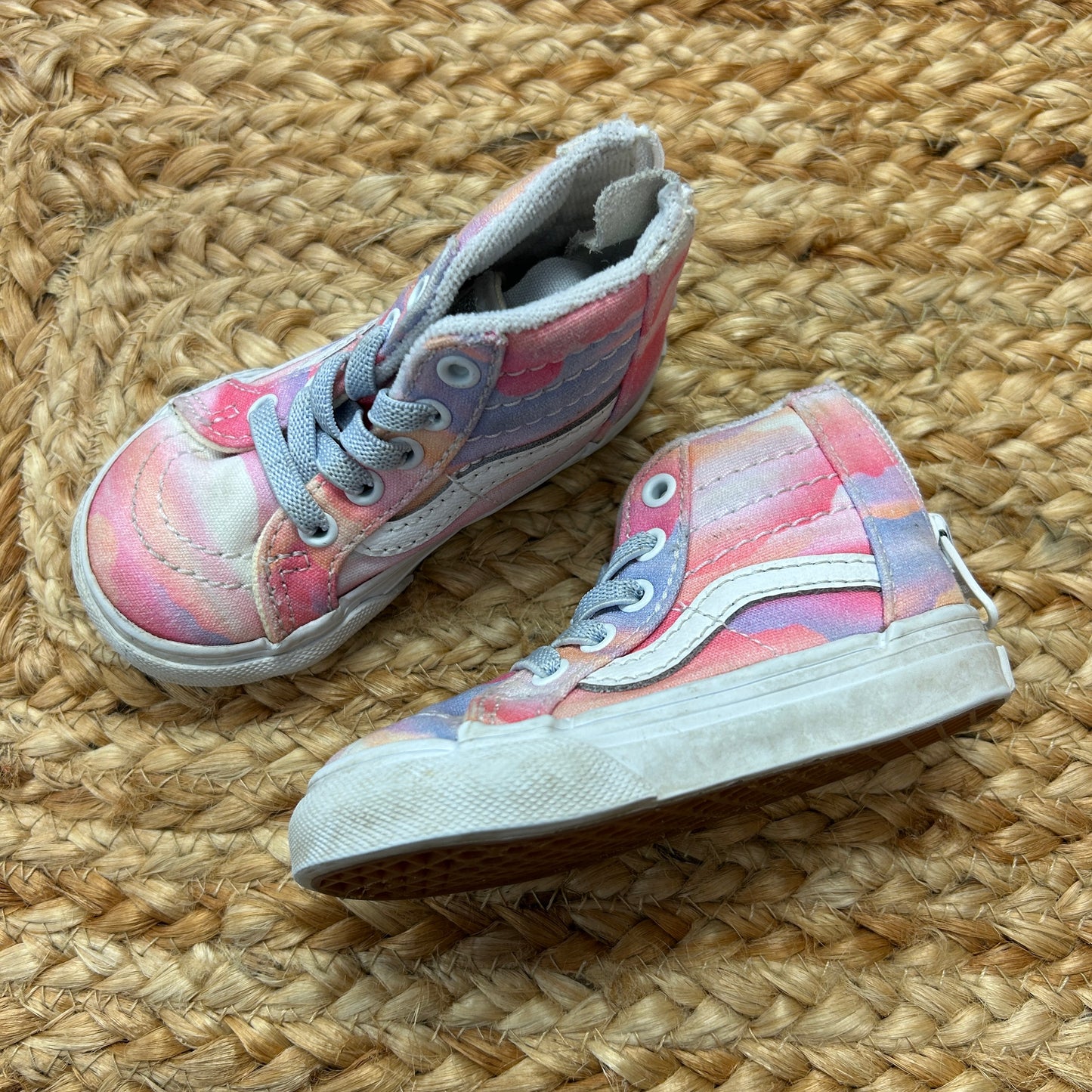 Pastel & Bright Rainbow Velcro Sneakers