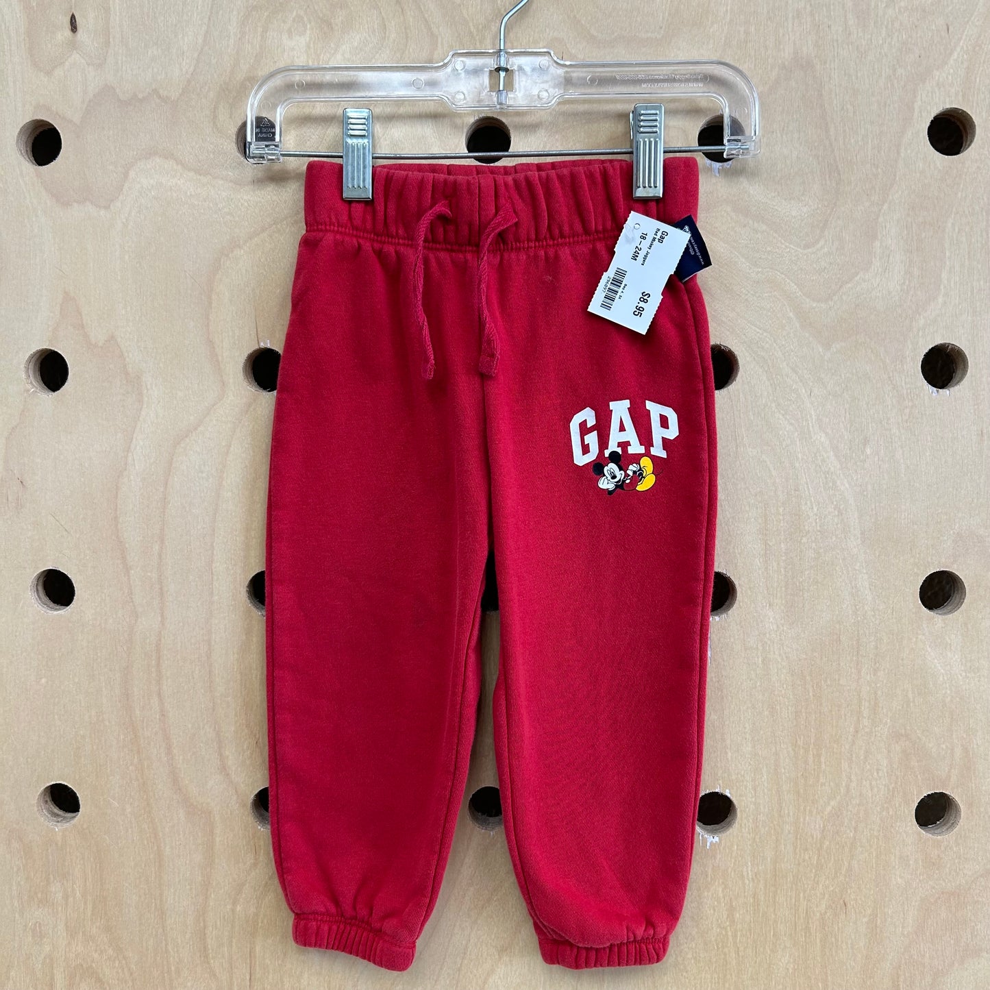Red Mickey Joggers
