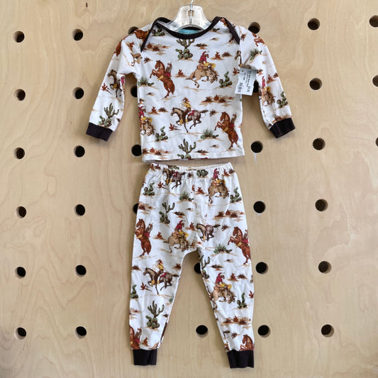 Cream Wild West Pajamas