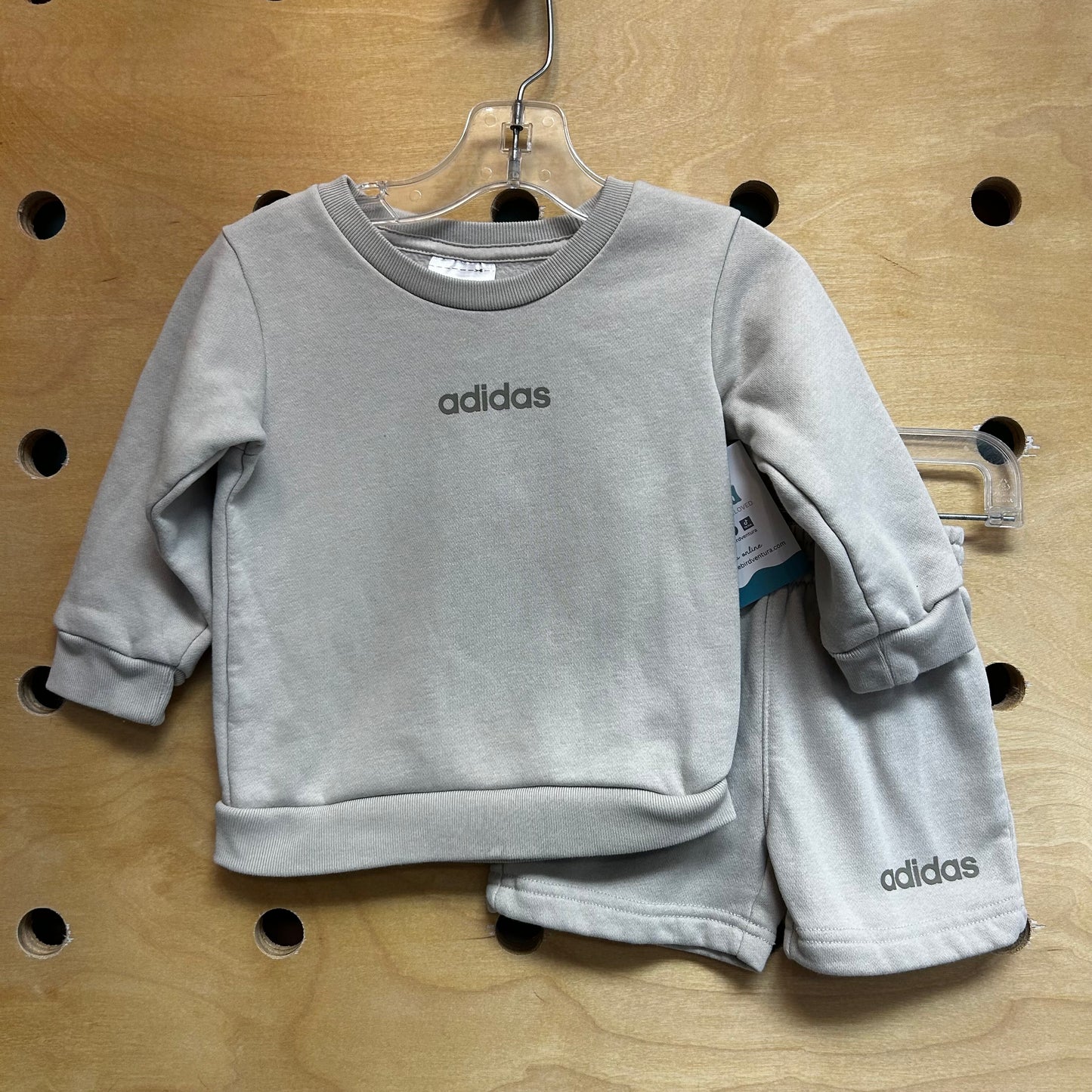 Seafoam Crewneck/Shorts Set