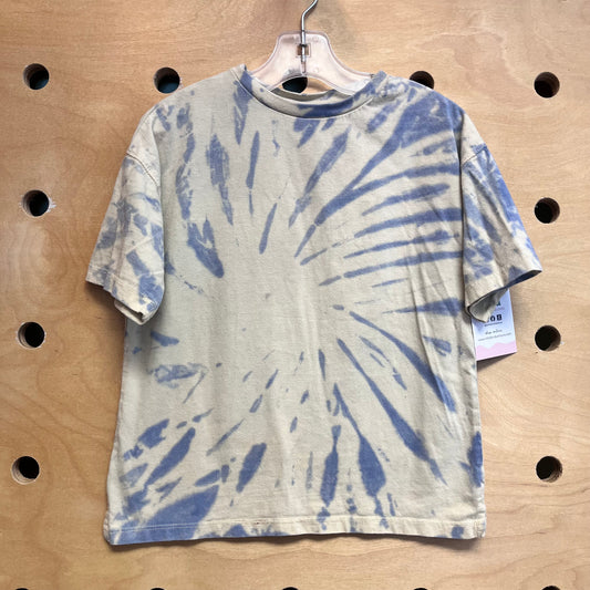 Yellow/Blue Tie Dye Tee