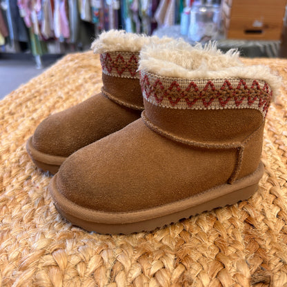 Classic Brown Taslyn Braided Boots