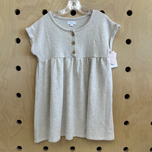 Cream French Terry Dress NEW!