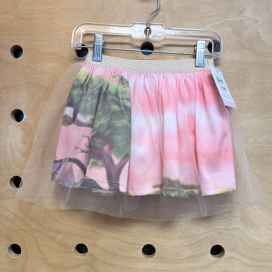 Pink/Gold Lion King Scene Tulle Skirt
