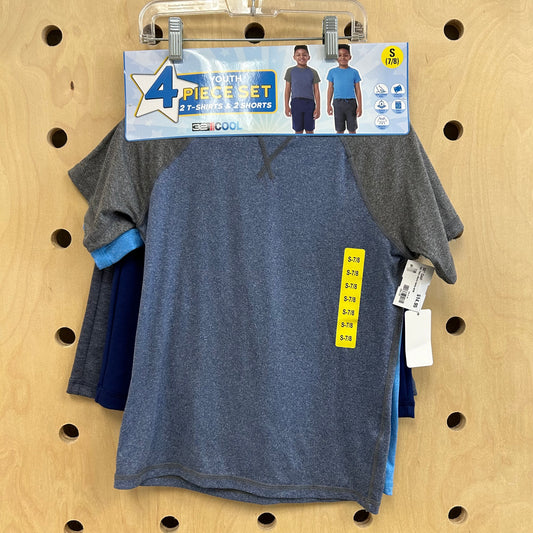 4pc. Tees+Shorts Outfits NEW!