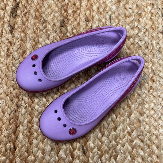 Purple Sparkle Band Flats