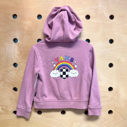Rainbow Clouds Logo Zip Hoodie