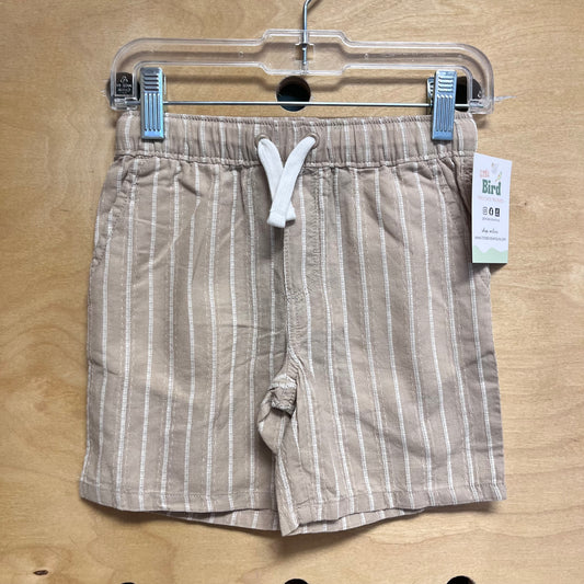 Tan/White Striped Shorts NEW!