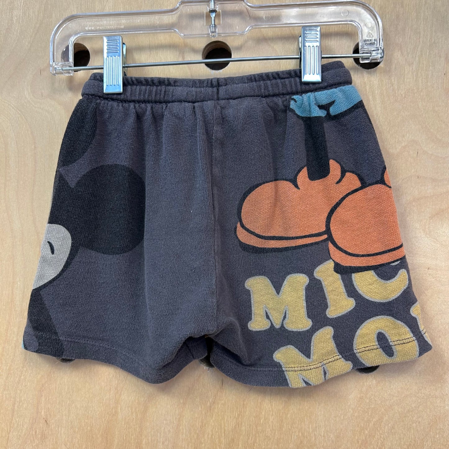 Grey Mickey Drawstring Shorts