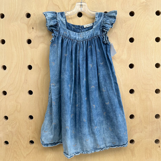 Rainbow Denim Dress