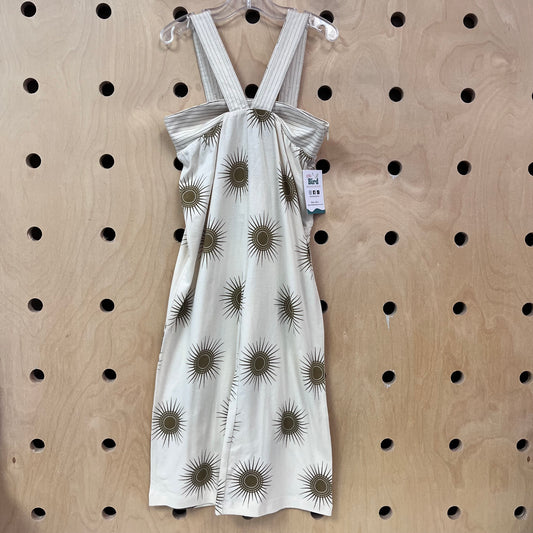 Cream Organic Wide Leg Sun Jumpsuit NEW!