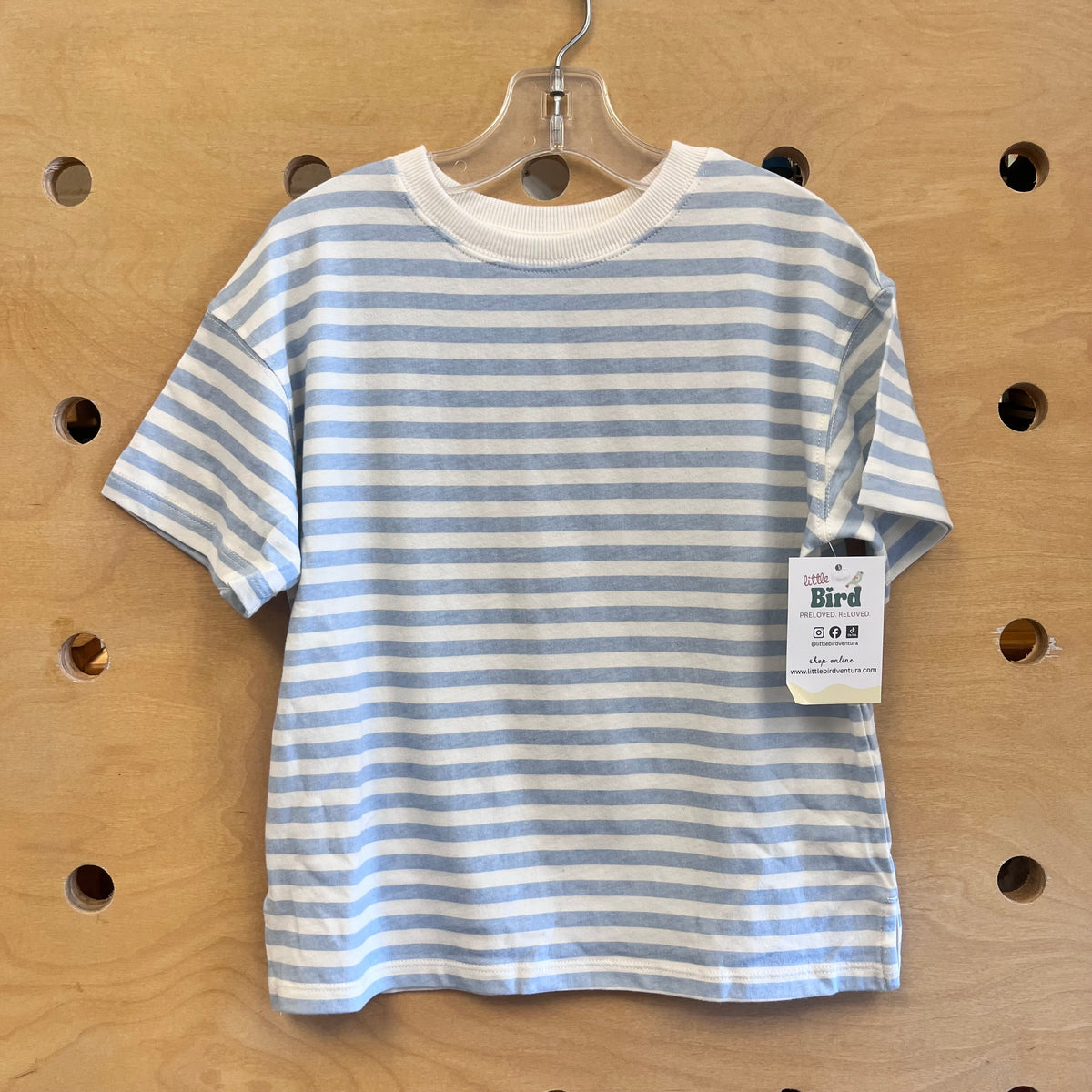 Blue/White Striped Tee NEW!