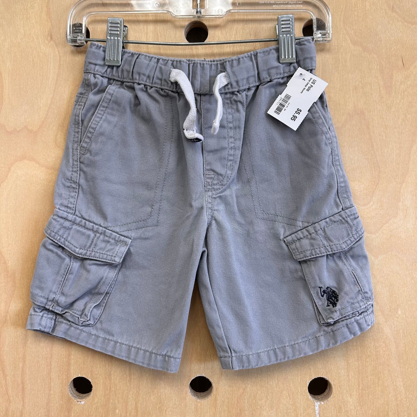 Grey Cargo Shorts