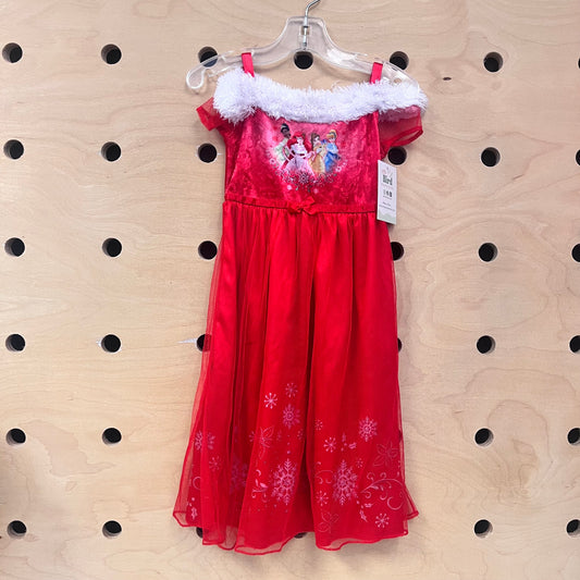 Red Dinsey Princess Holiday Nightgown