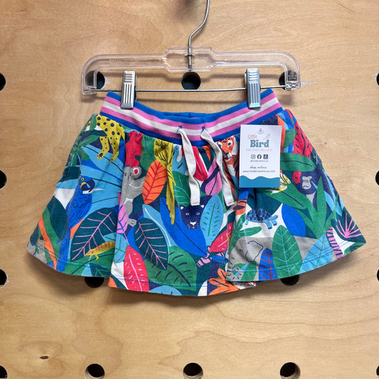 Jungle Drawstring Skirt