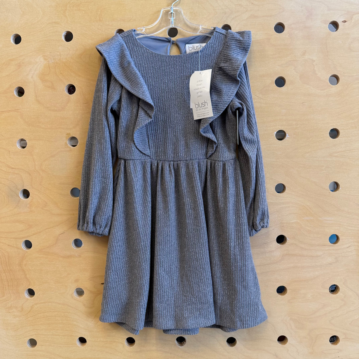 Grey Ribbed Dress NEW!