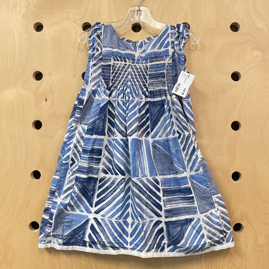 Blue + White Dress