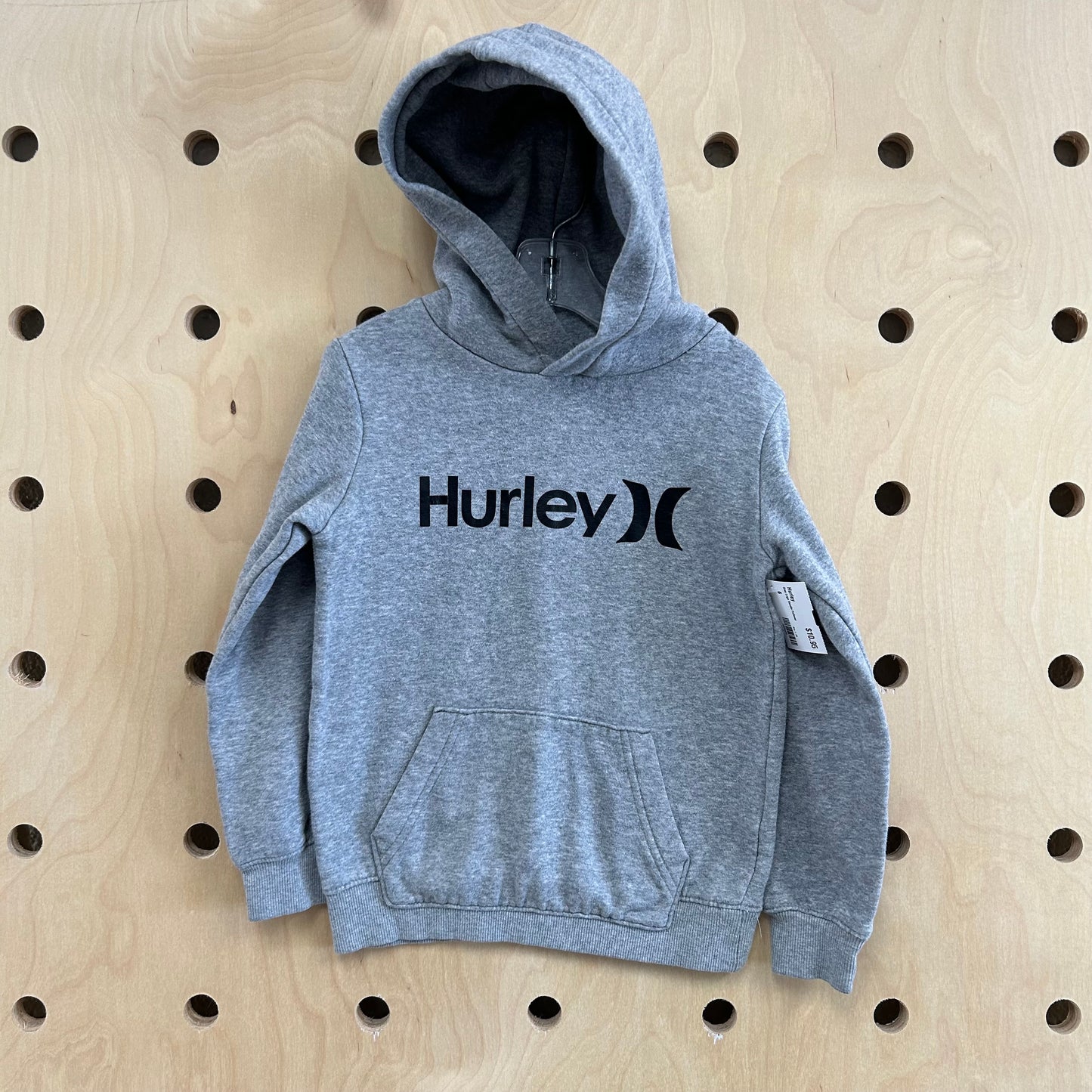 Grey Logo Hoodie Pullover