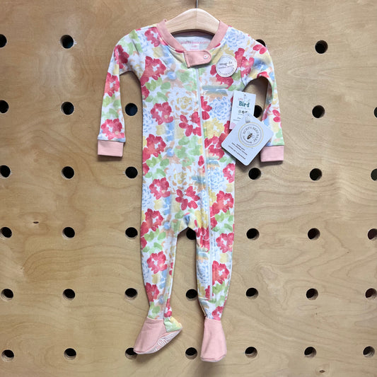 Organic Watercolor Succulents Footies NEW!