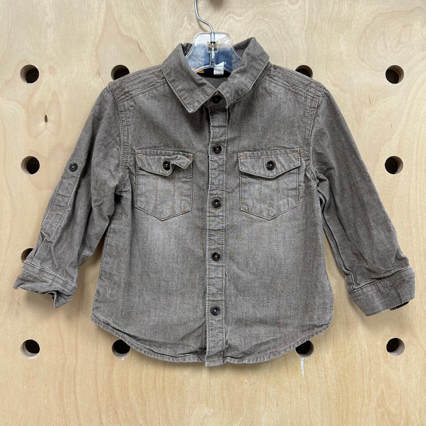 Brown Button Up Shirt