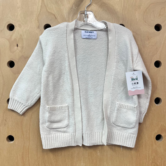 Beige Pocket Cardigan