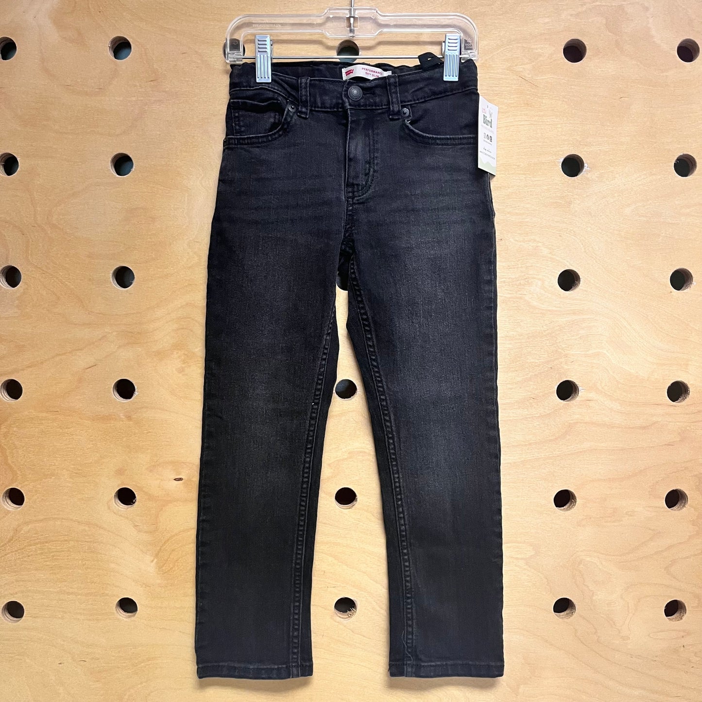 Black Stretchy Slim Denim Pants