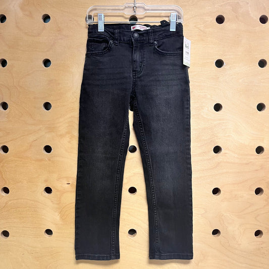 Black Stretchy Slim Denim Pants