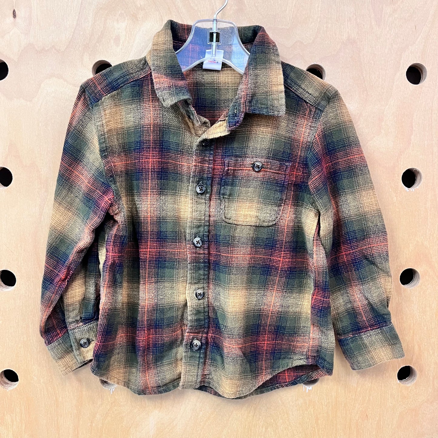 Brown Plaid Flannel