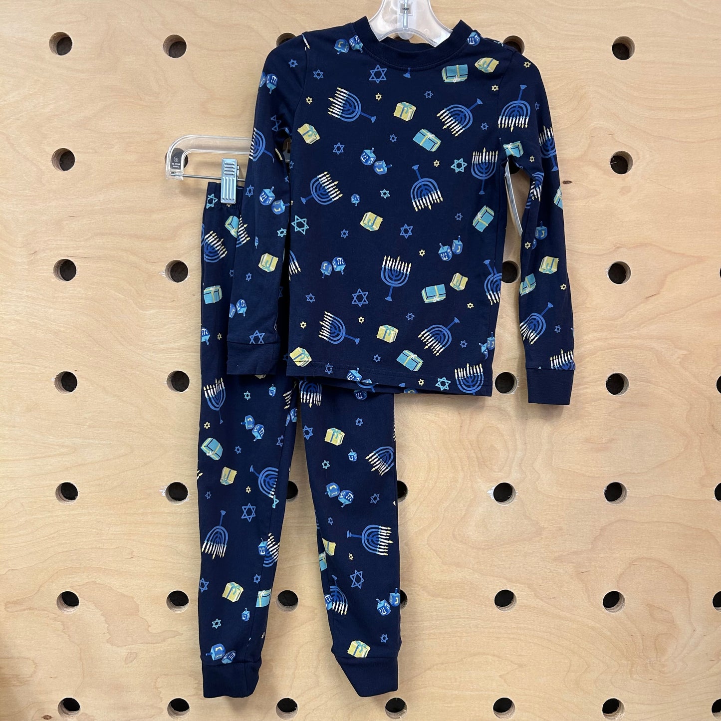 Navy Hanukkah Pajamas