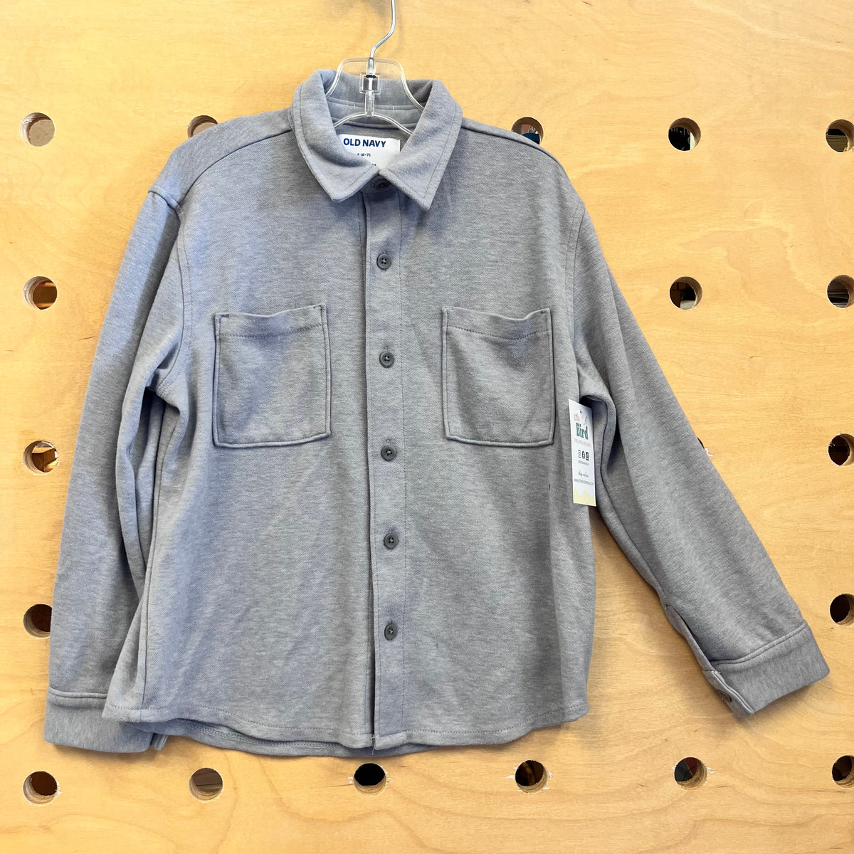 Grey Collared Button Up