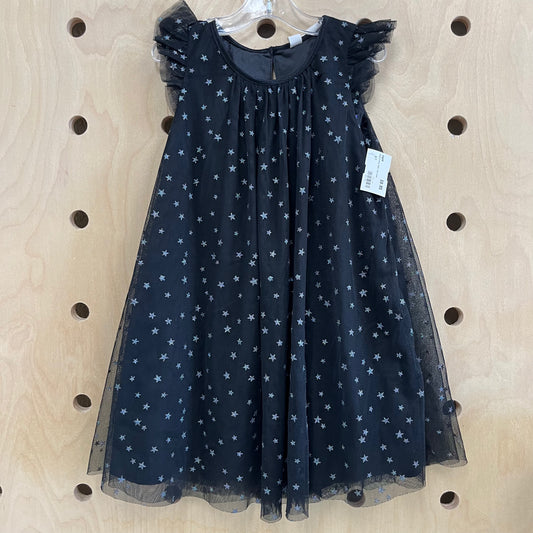 Black & Silver Stars Tulle Dress