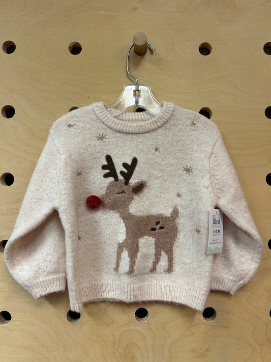 Cream Rudolph Sweater