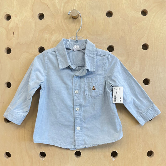 Blue Button Up Shirt