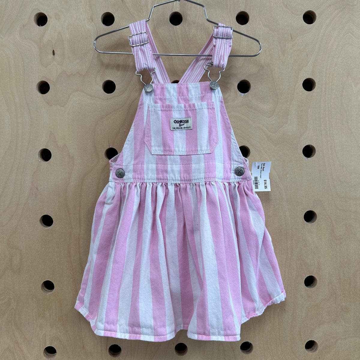 Pink & White Striped Jumper