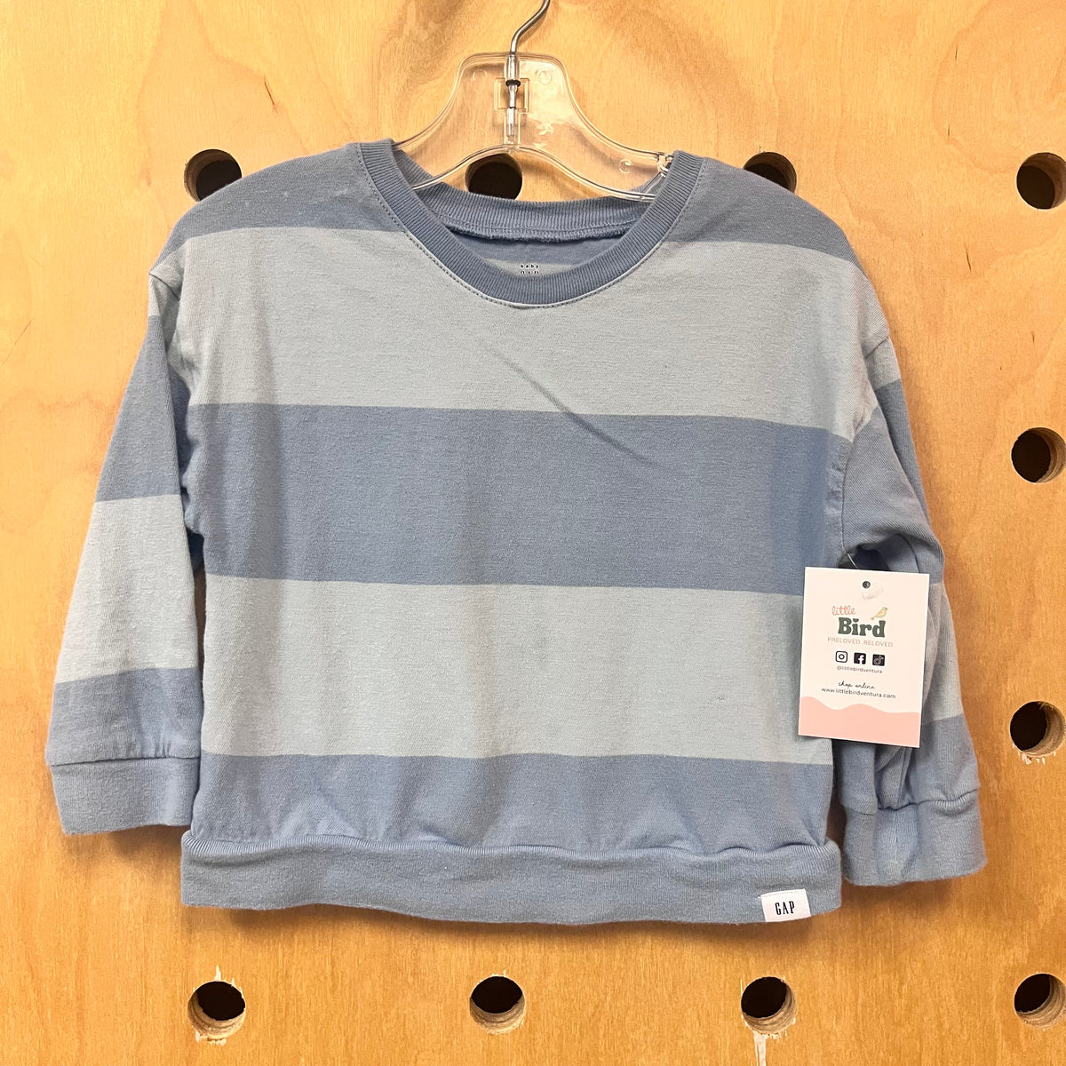 Blue Colorblock Long Sleeve