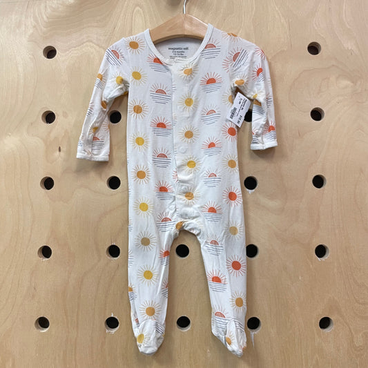 Cream Suns Magnetic Bamboo Footies